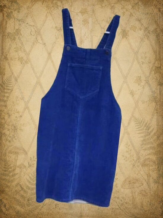 twik Dresses & Skirts - Fairy Fashion 🧵🧚‍♂️ TWIK Cobalt Blue Corduroy Jumper sz XS